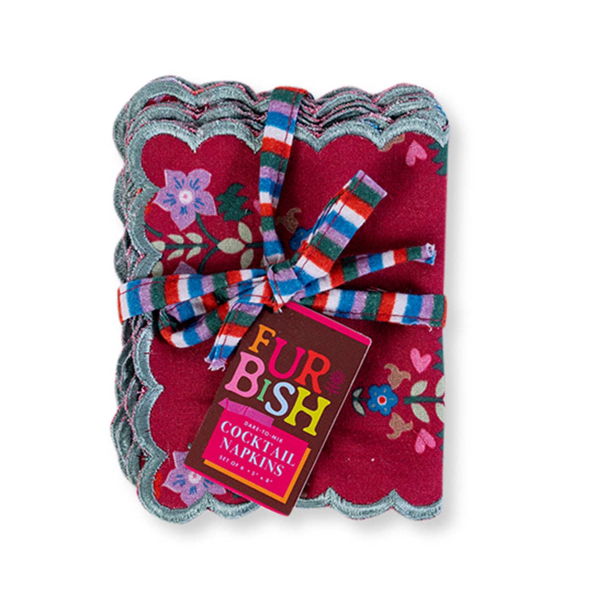 Fantasia Cocktail Napkins S/6