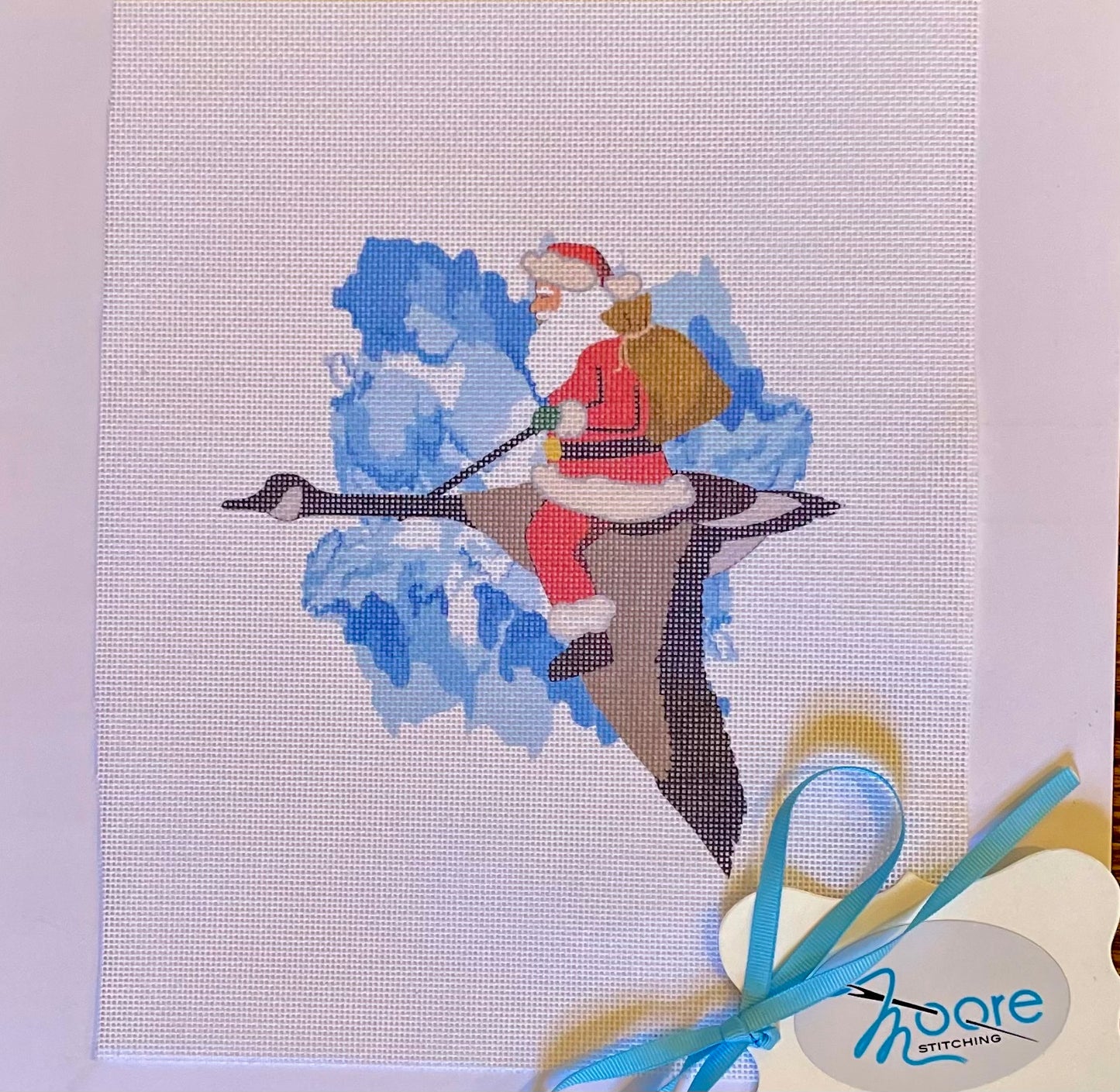 Flying Holiday Goose