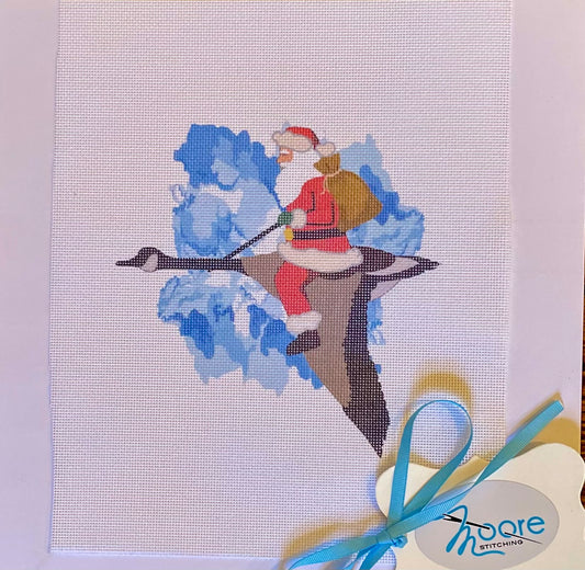 Flying Holiday Goose