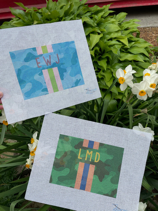 Camouflage Monogrammed Clutches