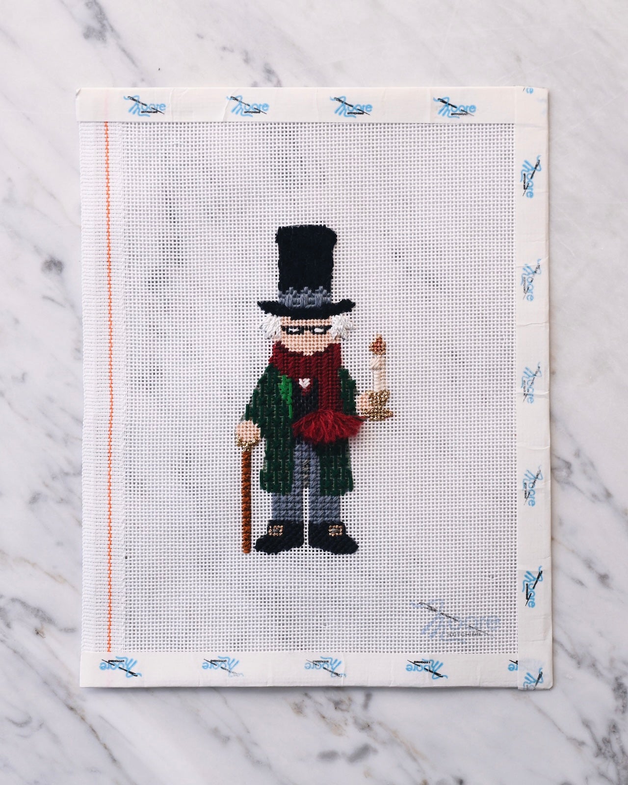 Ebenezer Scrooge Needlepoint Canvas