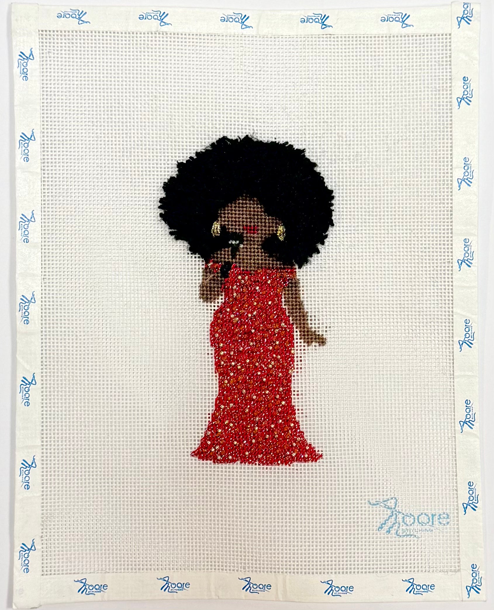 Queen of Motown Needlepoint Canvas