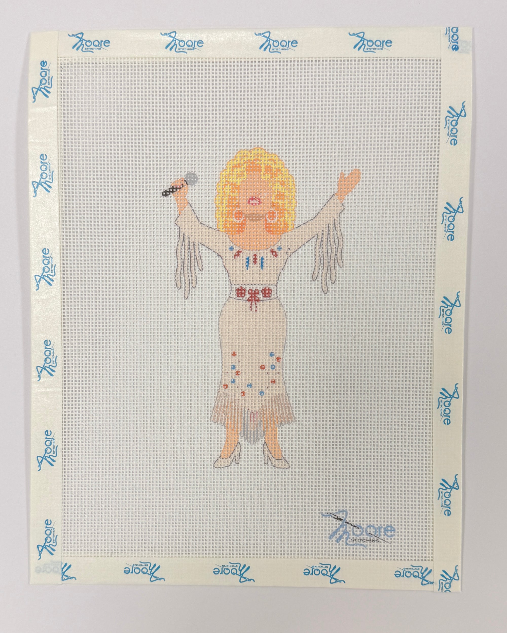 Dolly Parton Needlepoint Canvas
