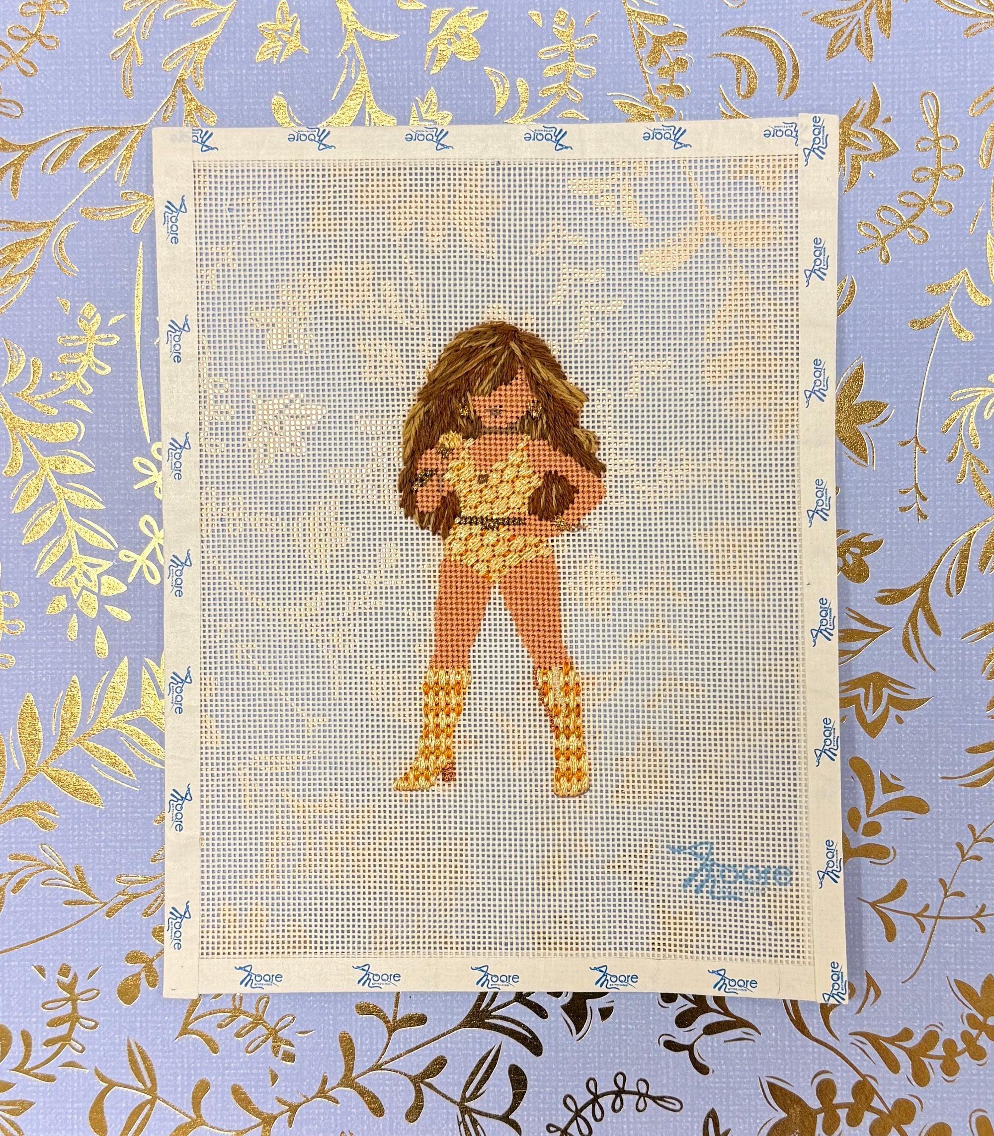 Queen Bey Needlepoint Canvas