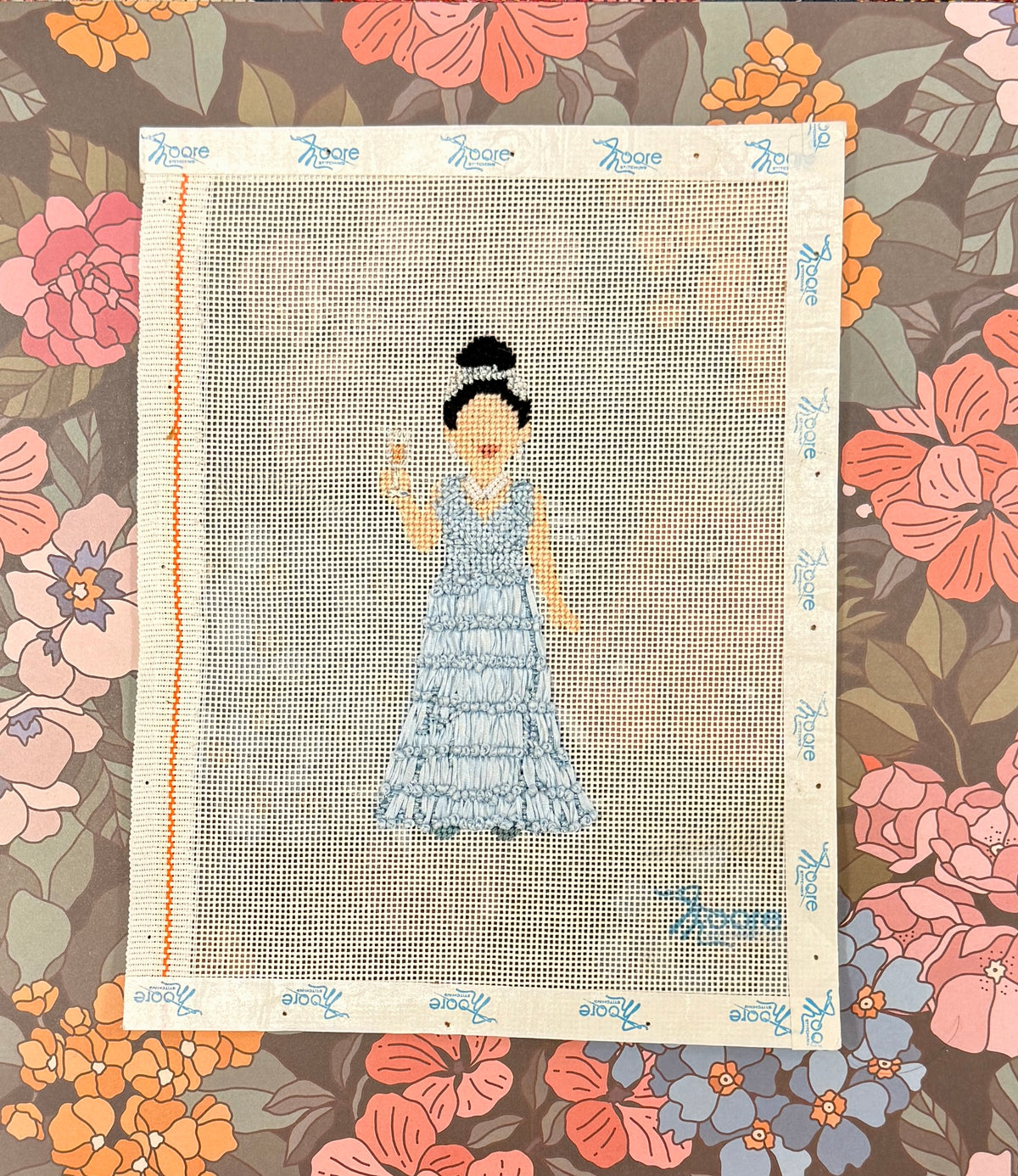 Rachel Chu Needlepoint Canvas
