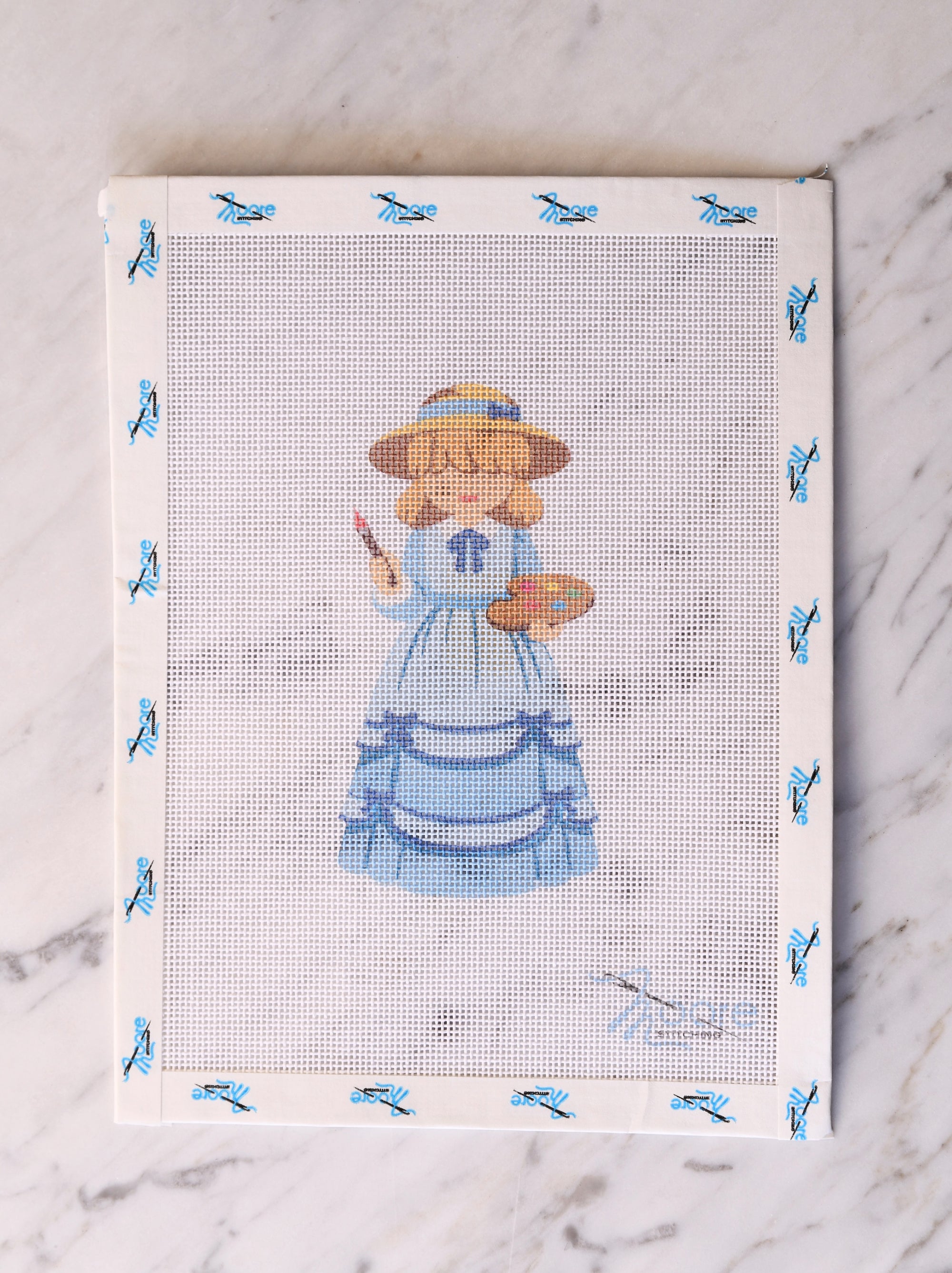 Little Women Needlepoint Canvas - Amy
