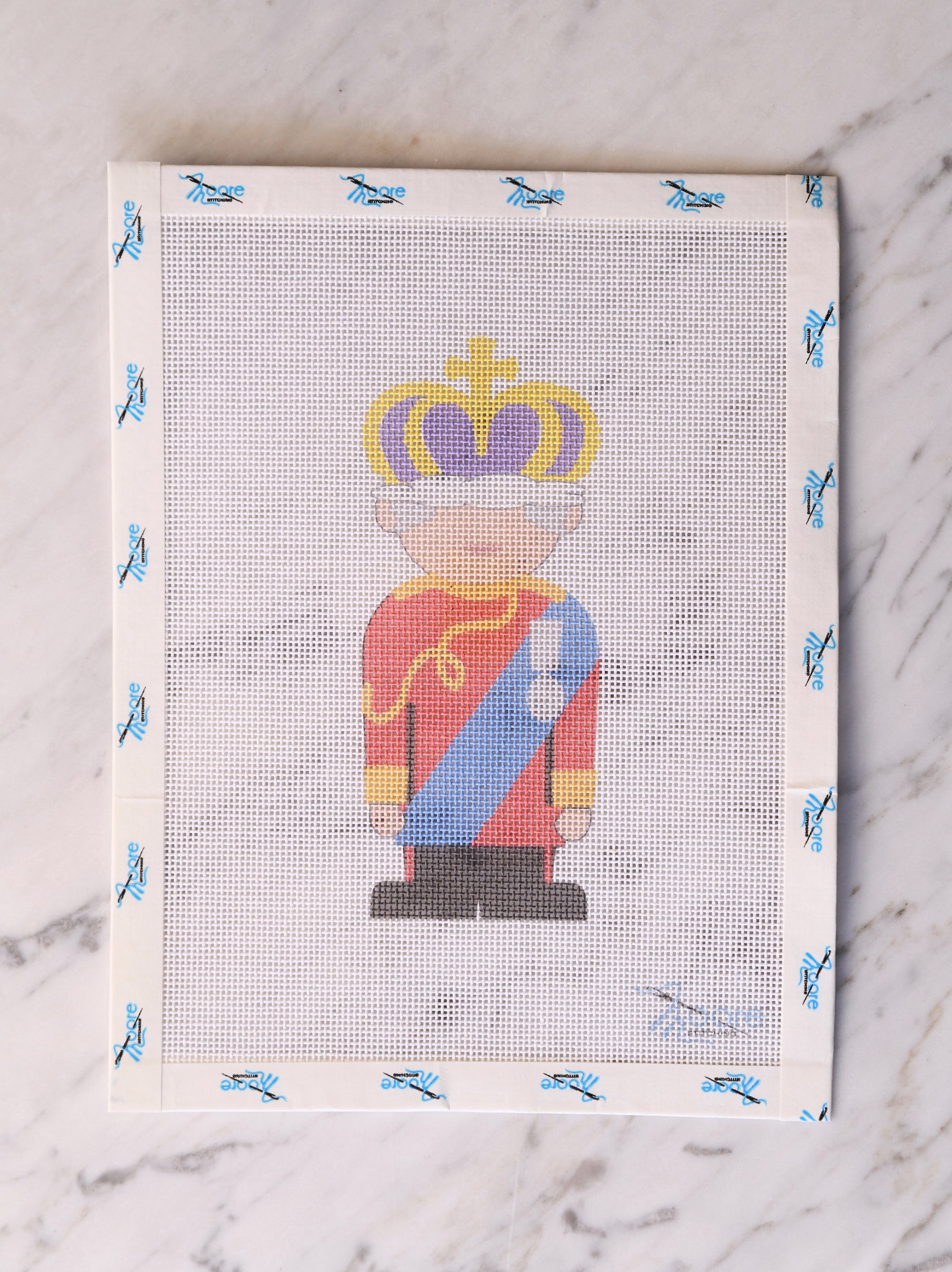 His Majesty Needlepoint Canvas