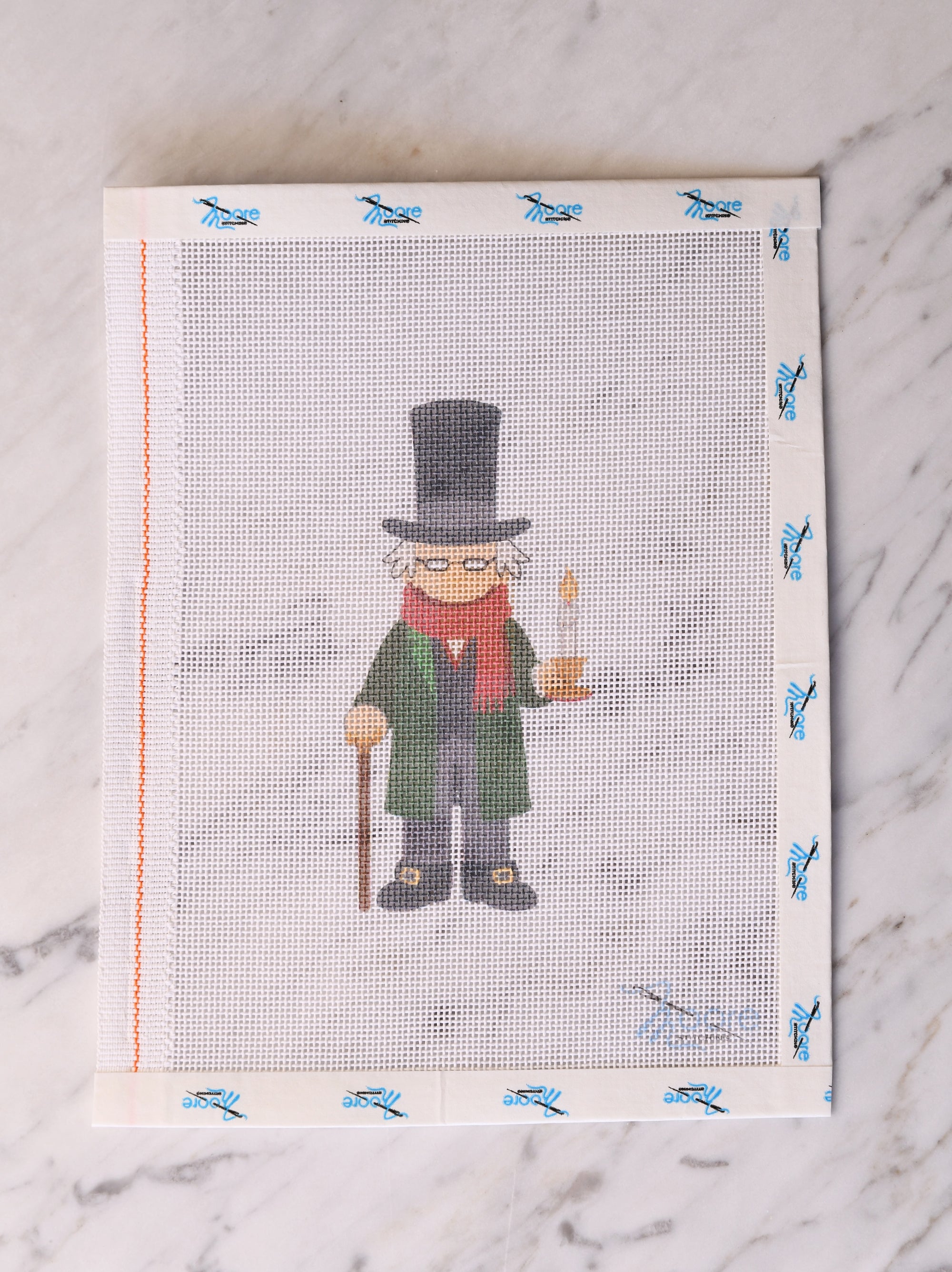 Ebenezer Scrooge Needlepoint Canvas